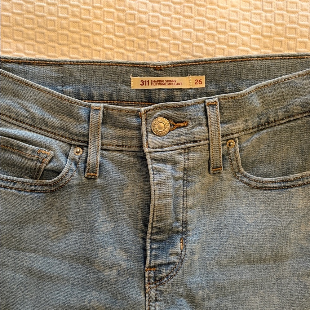 Levi's Sky Blue Skinny Jeans